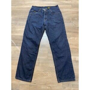 Scorpion Covert Pro Motorcycle Jeans Mens 34 X 32 Blue Denim Lined Reflective